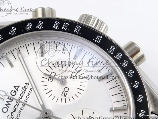 0302 Classic Speedmaster SS RMF Best Edition White Dial on SS Bracelet Lemania HW 7723